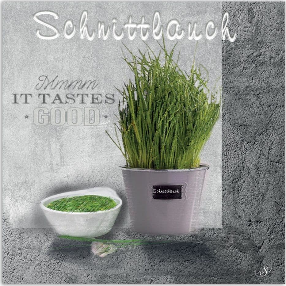Quadro su tela, Spezie di erba cipollina per la cucina in Poster e stampe Collezione Casa - Trebisacce, commercioVirtuoso.it