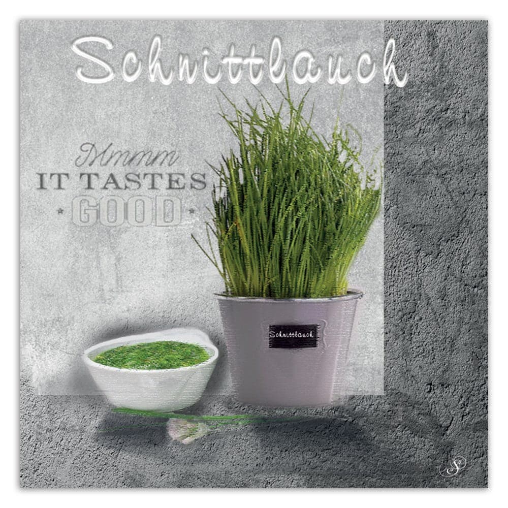 Quadro su tela, Spezie di erba cipollina per la cucina in Poster e stampe Collezione Casa - Trebisacce, commercioVirtuoso.it