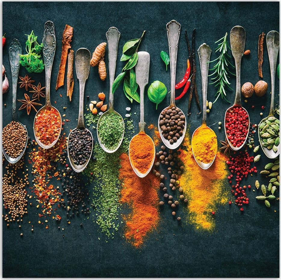 Quadro su tela, Erbe spezie per la cucina in Poster e stampe Collezione Casa - Trebisacce, commercioVirtuoso.it