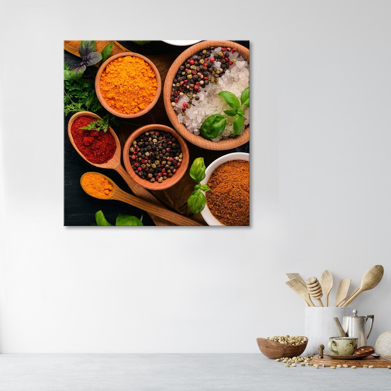 Quadro su tela, Spezie da cucina in Poster e stampe Collezione Casa - Trebisacce, commercioVirtuoso.it