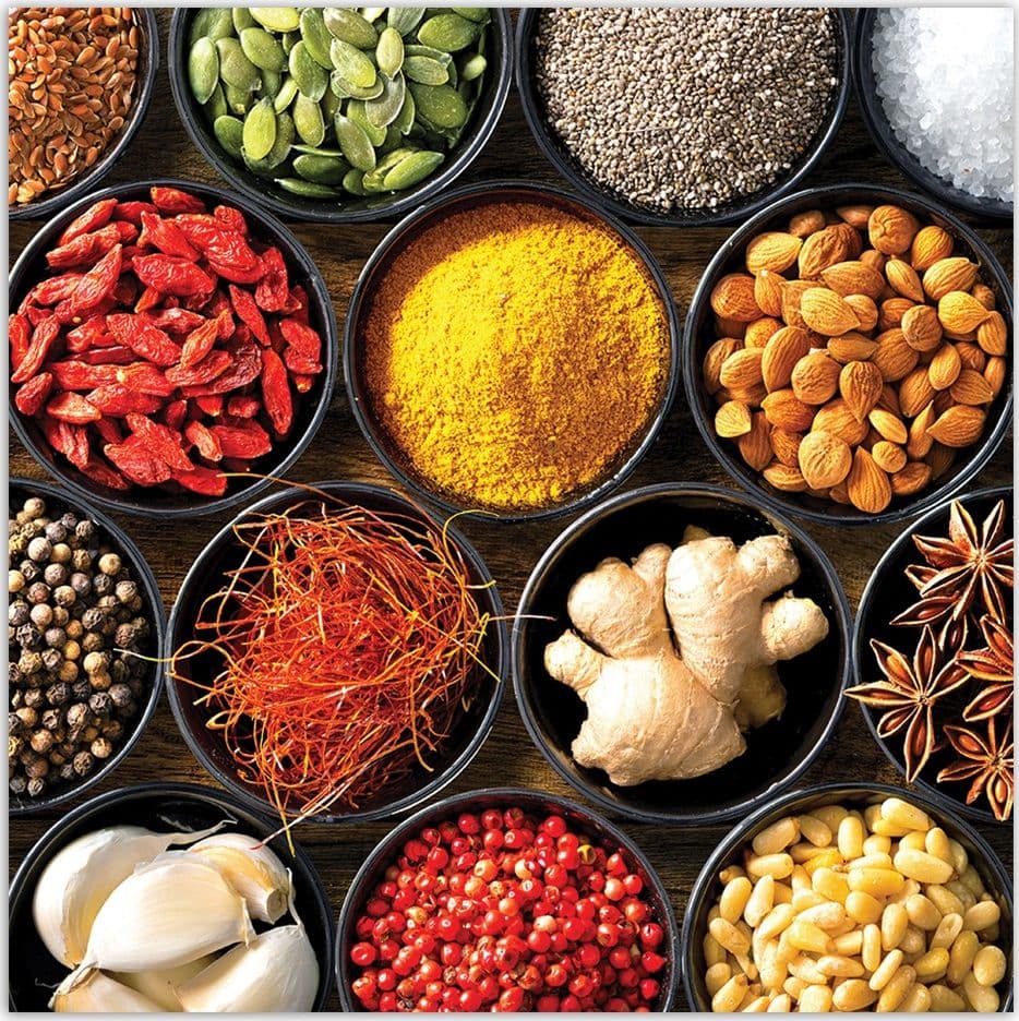 Quadro su tela, Spezie per il cibo in cucina in Poster e stampe Collezione Casa - Trebisacce, commercioVirtuoso.it