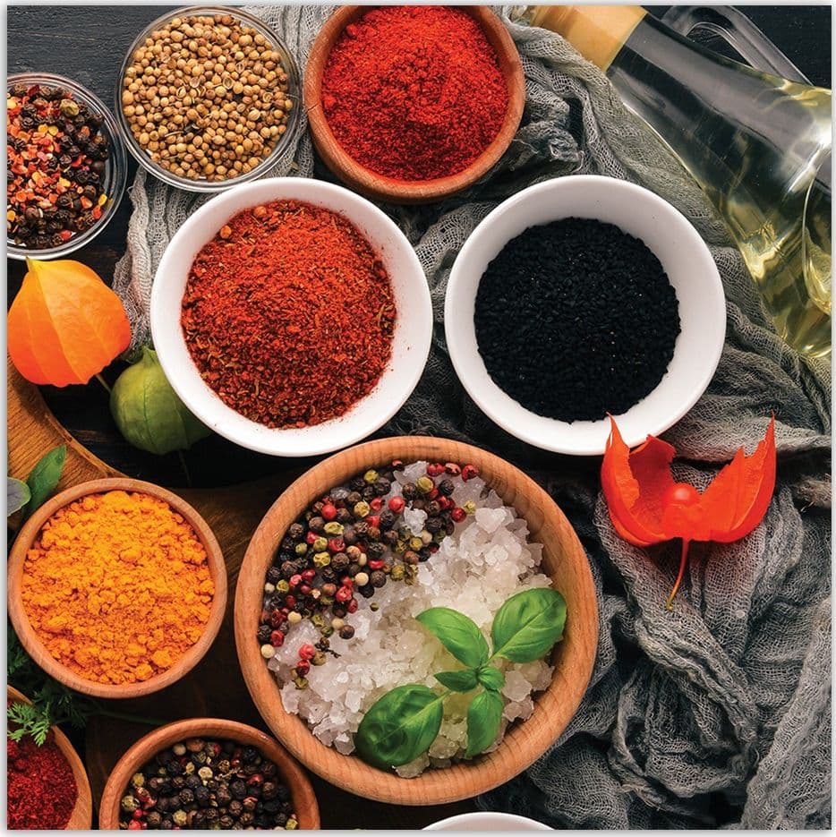 Quadro su tela, Spezie aromatiche per la cucina in Poster e stampe Collezione Casa - Trebisacce, commercioVirtuoso.it