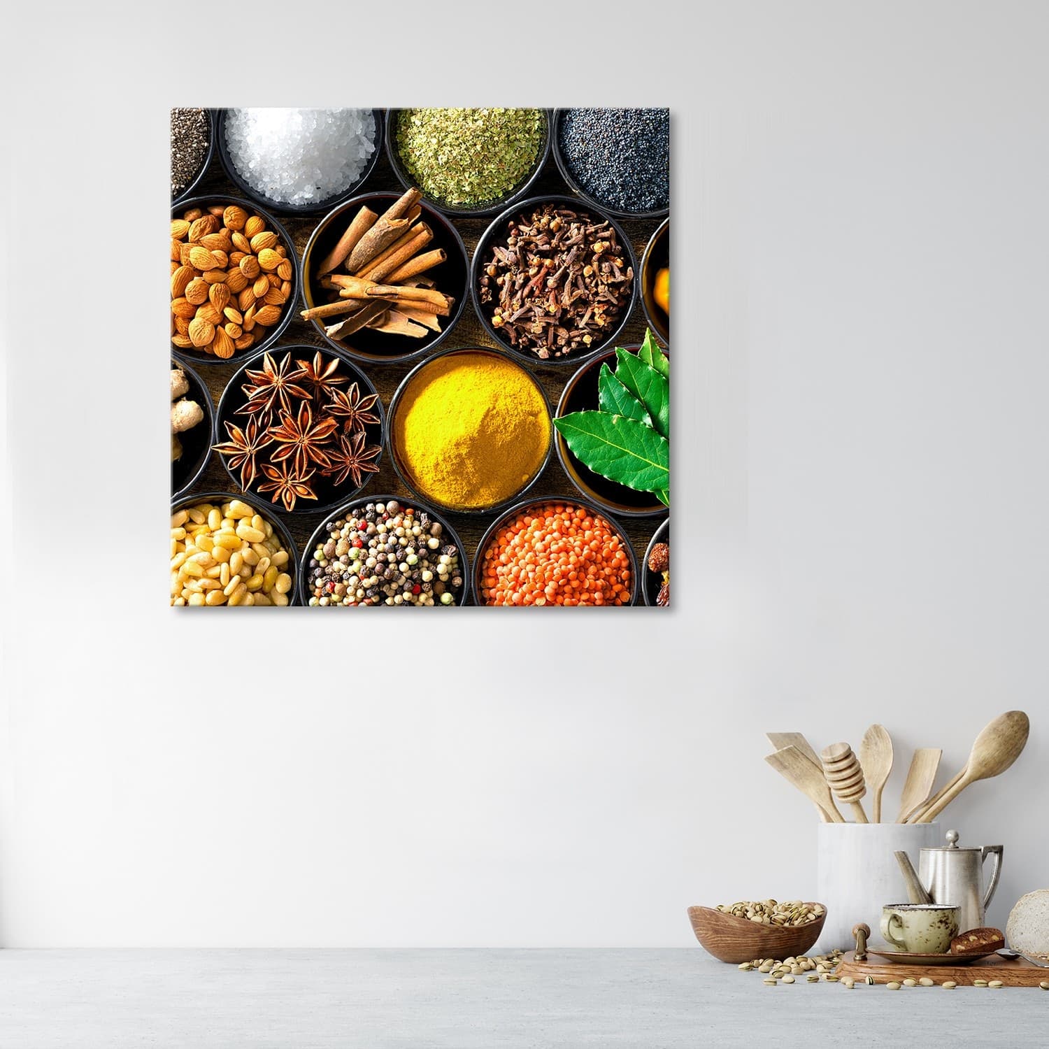 Quadro su tela, Spezie da cucina in Poster e stampe Collezione Casa - Trebisacce, commercioVirtuoso.it