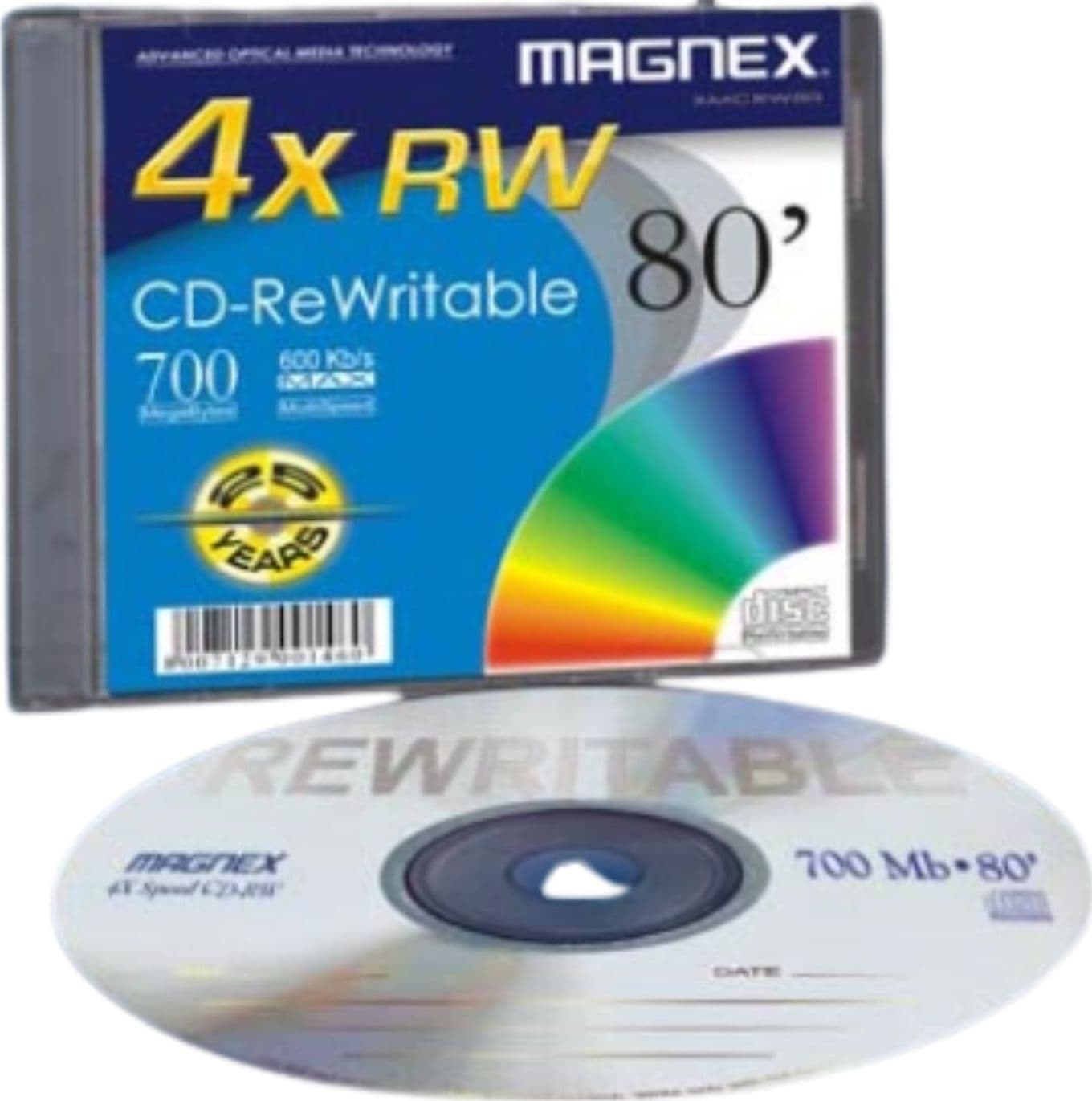 10Pz. MAGNEX CD-RW 4X 700Mb 600 Kb/s in prodotto Ecoprice.it - Avellino, commercioVirtuoso.it