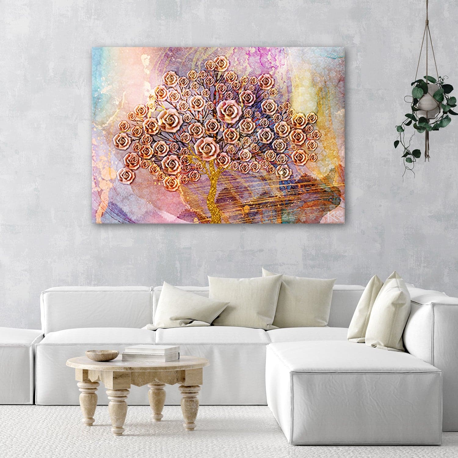 Quadro su tela, Fiori dell'albero della vita in Poster e stampe Collezione Casa - Trebisacce, commercioVirtuoso.it