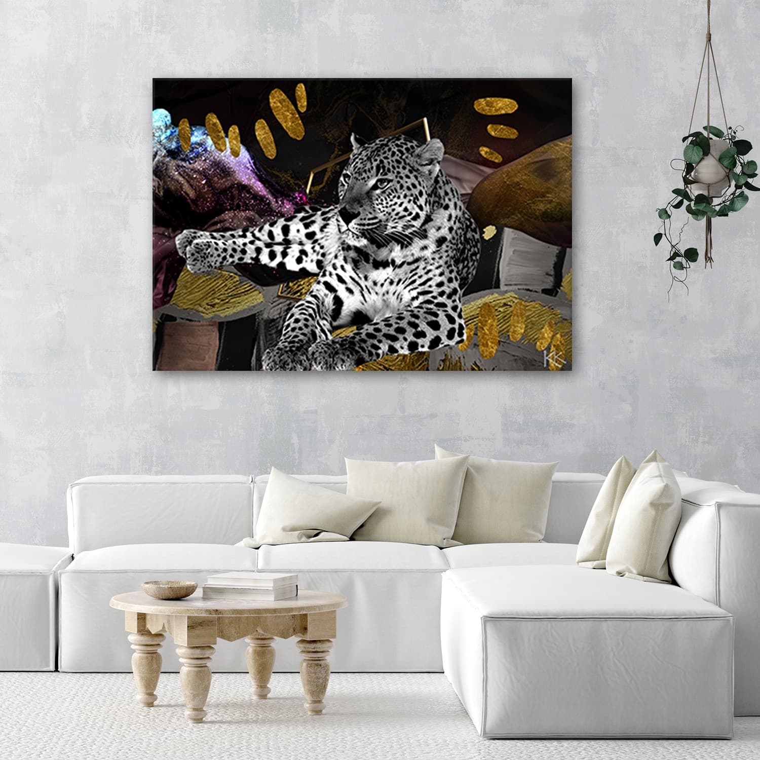 Quadro su tela, Astrazione a colori Lampart in Poster e stampe Collezione Casa - Trebisacce, commercioVirtuoso.it