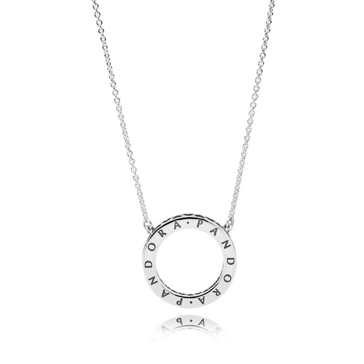 Pandora - Collana Cerchio Grande Signature in Collane Alba Gioielli - Casoria, commercioVirtuoso.it
