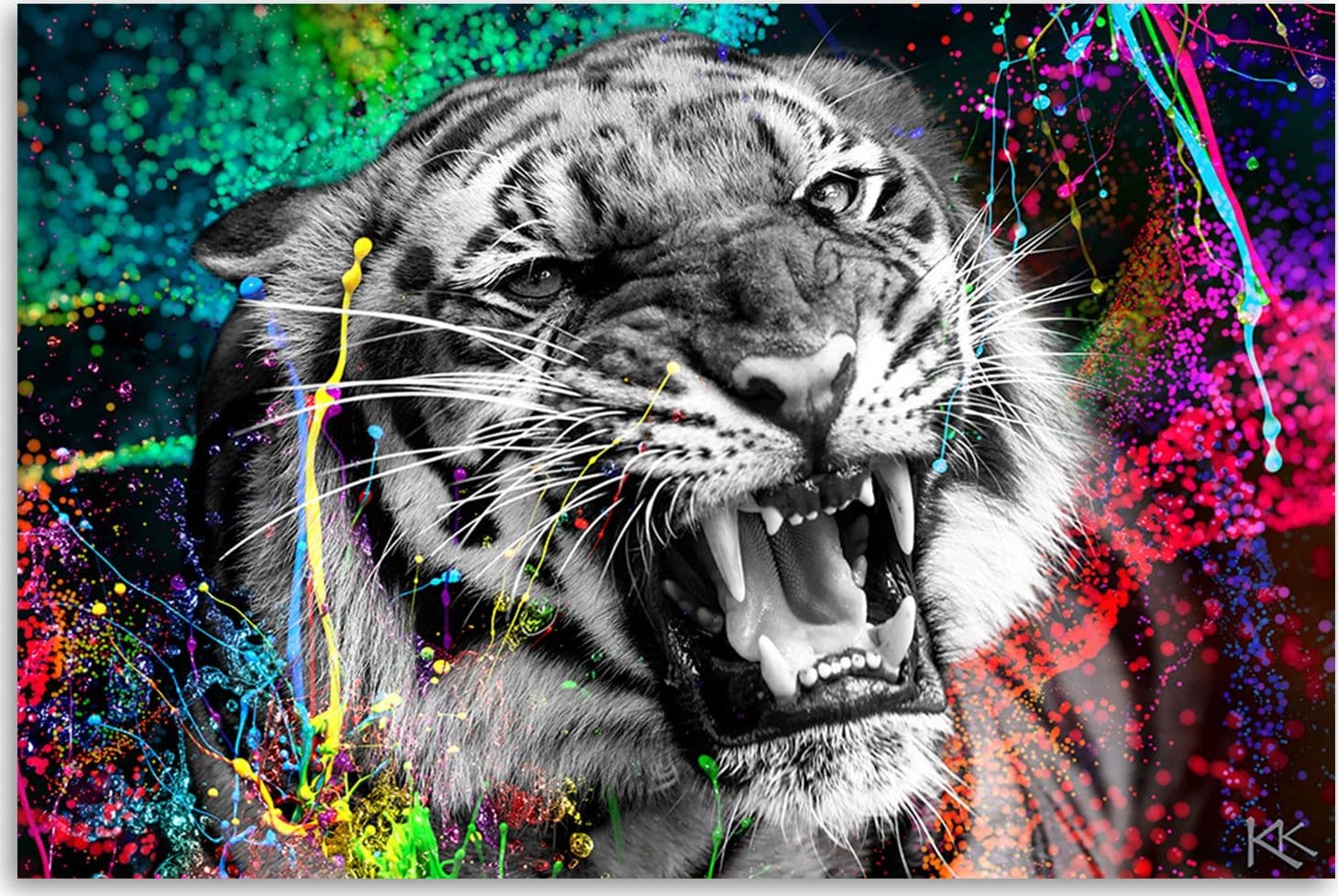 Quadro su tela, Tiger Animal Nature in Poster e stampe Collezione Casa - Trebisacce, commercioVirtuoso.it