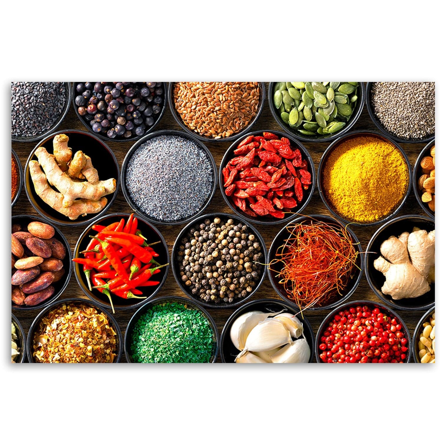 Quadro su tela, Erbe spezie per la cucina in Poster e stampe Collezione Casa - Trebisacce, commercioVirtuoso.it