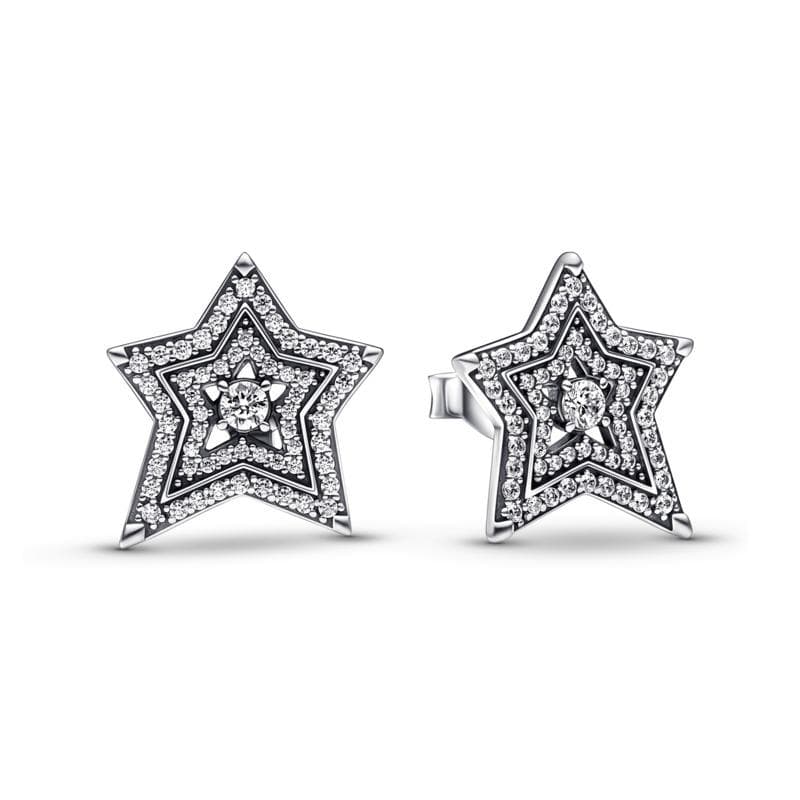 Pandora - Orecchini Stelle Asimmetriche in Orecchini Alba Gioielli - Casoria, commercioVirtuoso.it