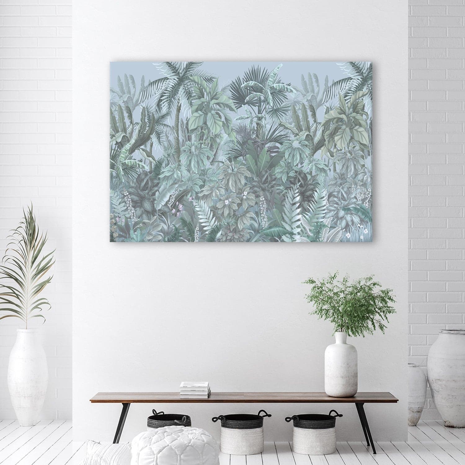 Quadro su tela, Foglie e alberi tropicali in Poster e stampe Collezione Casa - Trebisacce, commercioVirtuoso.it