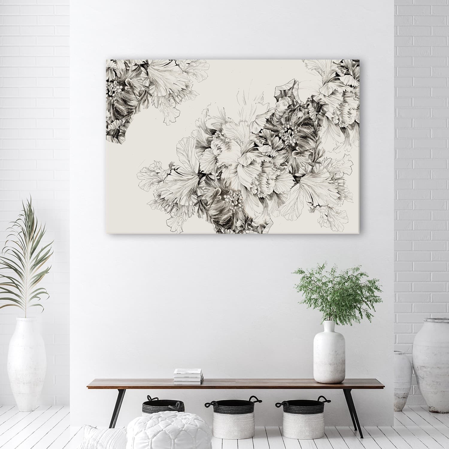 Quadro su tela, Motivo floreale vintage in Poster e stampe Collezione Casa - Trebisacce, commercioVirtuoso.it
