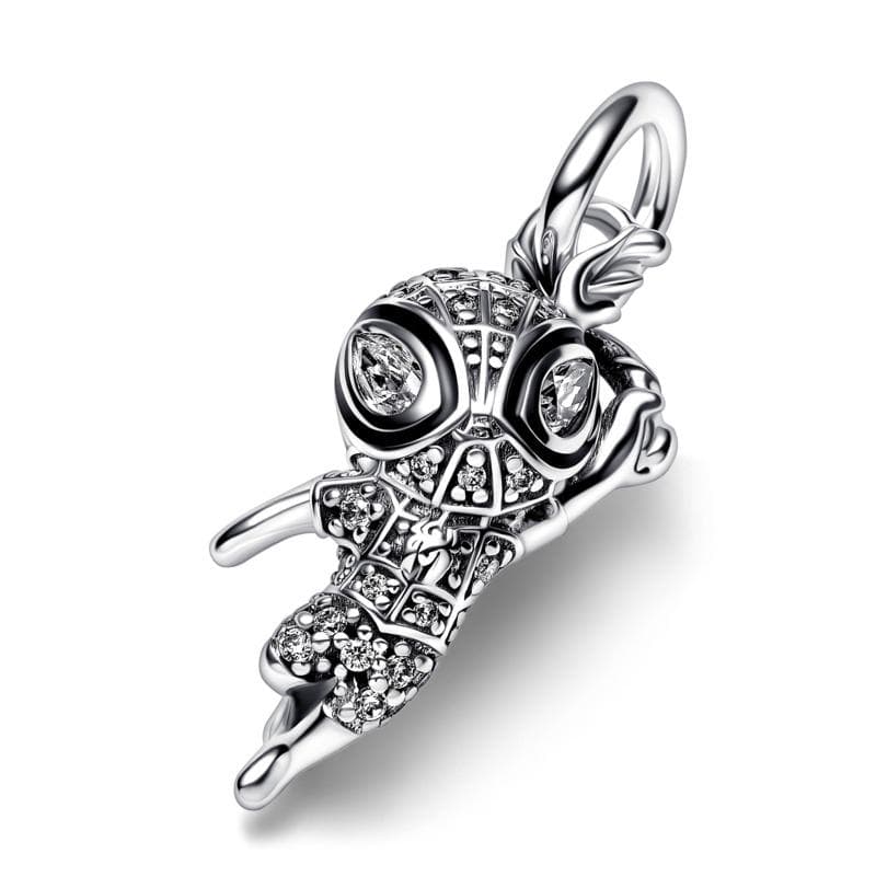 Pandora - Charm Marvel, Spider-Man, Pendente Pavé in Bead Charm Alba Gioielli - Casoria, commercioVirtuoso.it