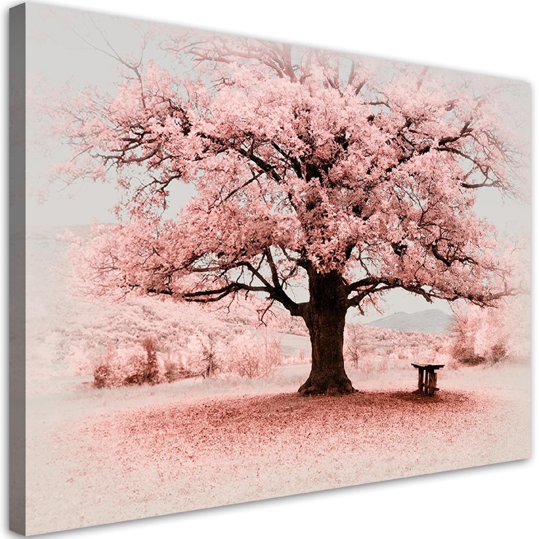 Quadro su tela, Natura di astrazione dell'albero rosa in Poster e stampe Collezione Casa - Trebisacce, commercioVirtuoso.it