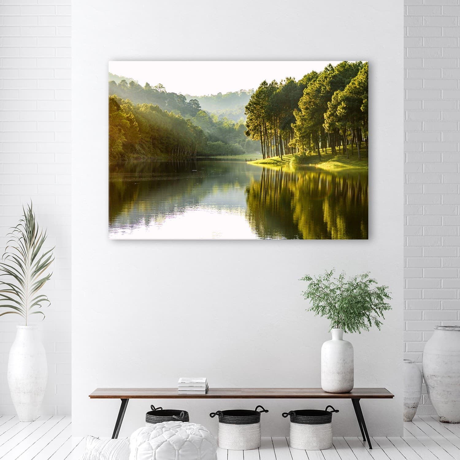 Quadro su tela, Natura dell'albero della foresta paesaggistica in Poster e stampe Collezione Casa - Trebisacce, commercioVirtuoso.it