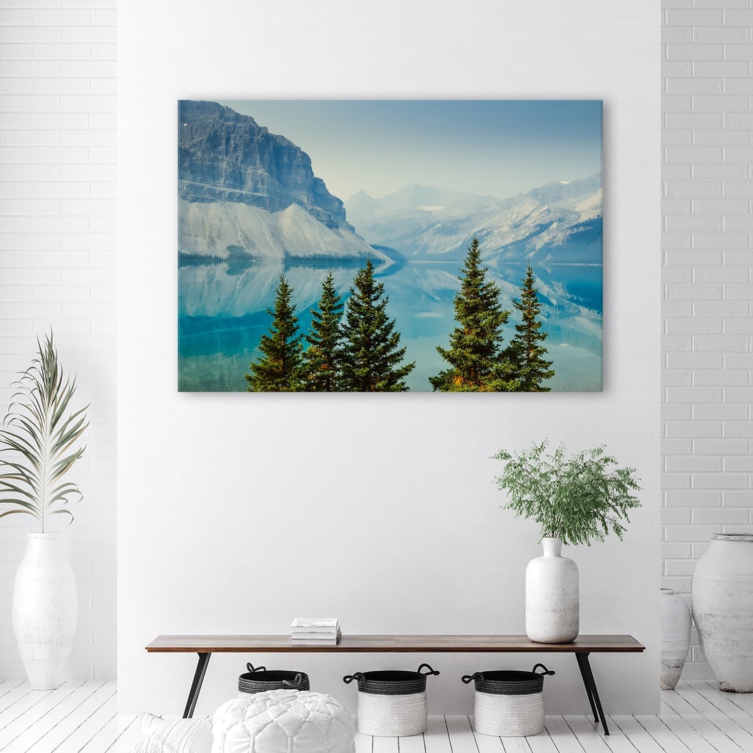 Quadro su tela, Montagne Lake Natura in Poster e stampe Collezione Casa - Trebisacce, commercioVirtuoso.it