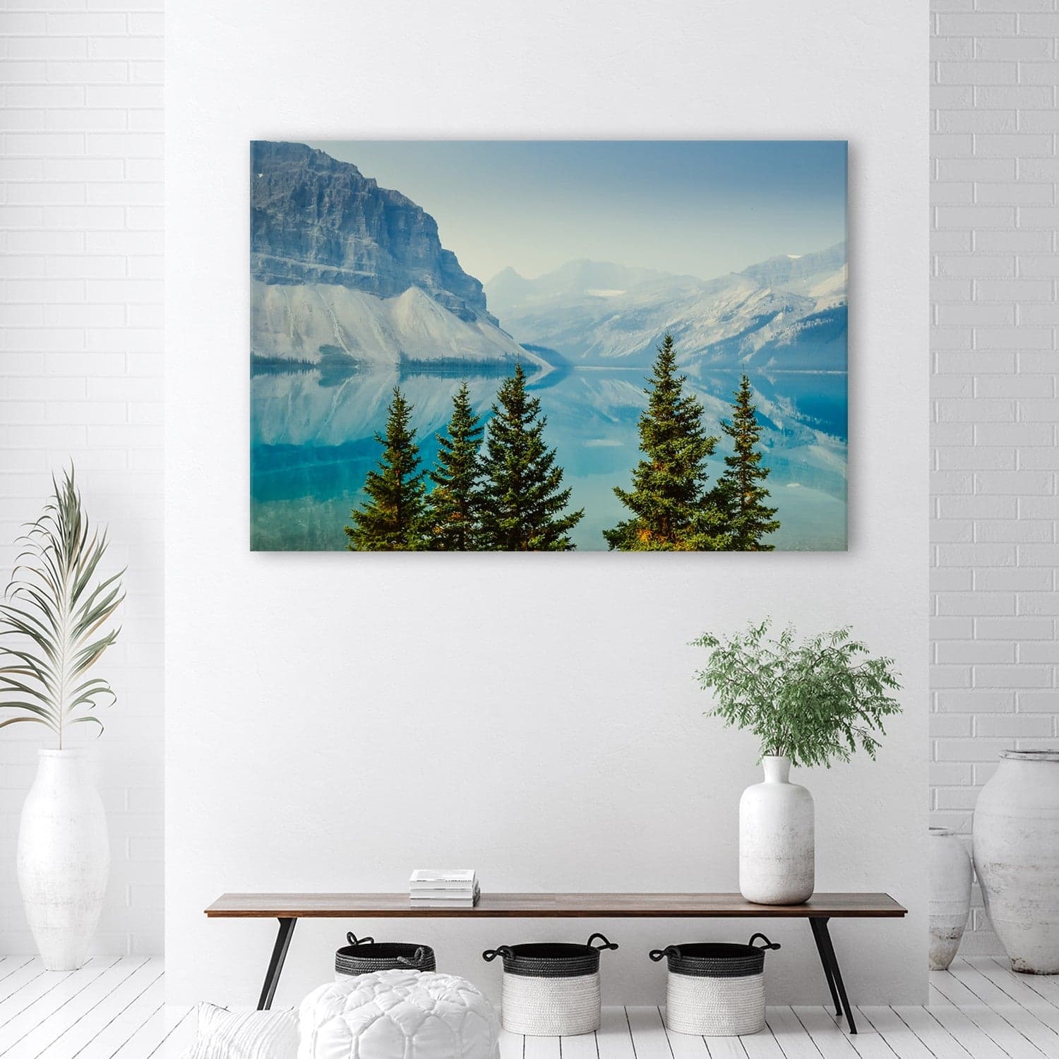 Quadro su tela, Montagne Lake Natura in Poster e stampe Collezione Casa - Trebisacce, commercioVirtuoso.it