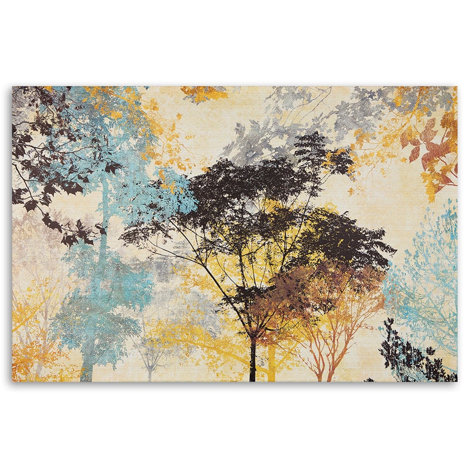 Quadro su tela, Astrazione di alberi colorati in Poster e stampe Collezione Casa - Trebisacce, commercioVirtuoso.it