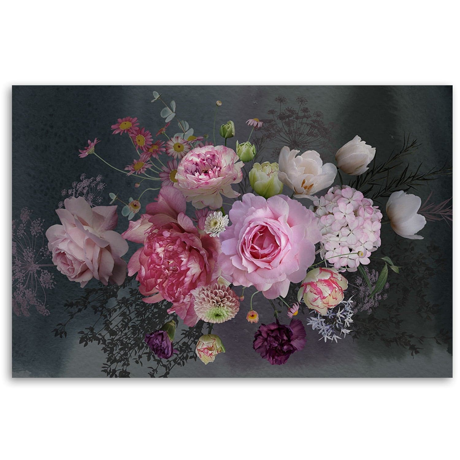Quadro su tela, Bouquet di fiori vintage in Poster e stampe Collezione Casa - Trebisacce, commercioVirtuoso.it