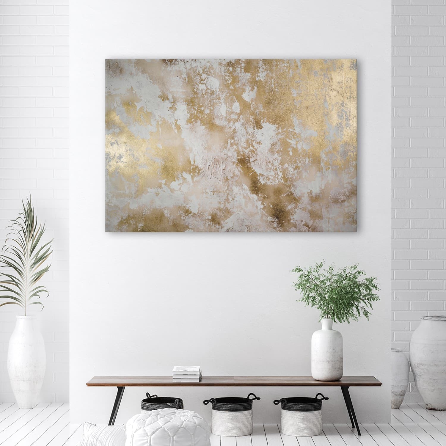 Quadro su tela, Astrazione dorata in Poster e stampe Collezione Casa - Trebisacce, commercioVirtuoso.it