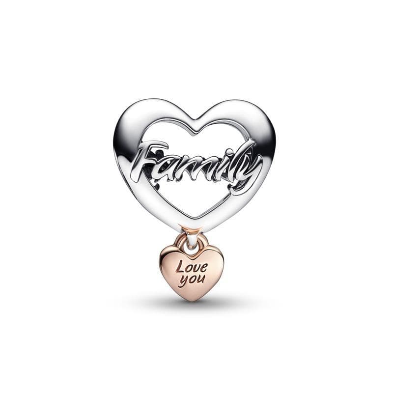 Pandora - Charm Openwork Family in Bead Charm Alba Gioielli - Casoria, commercioVirtuoso.it