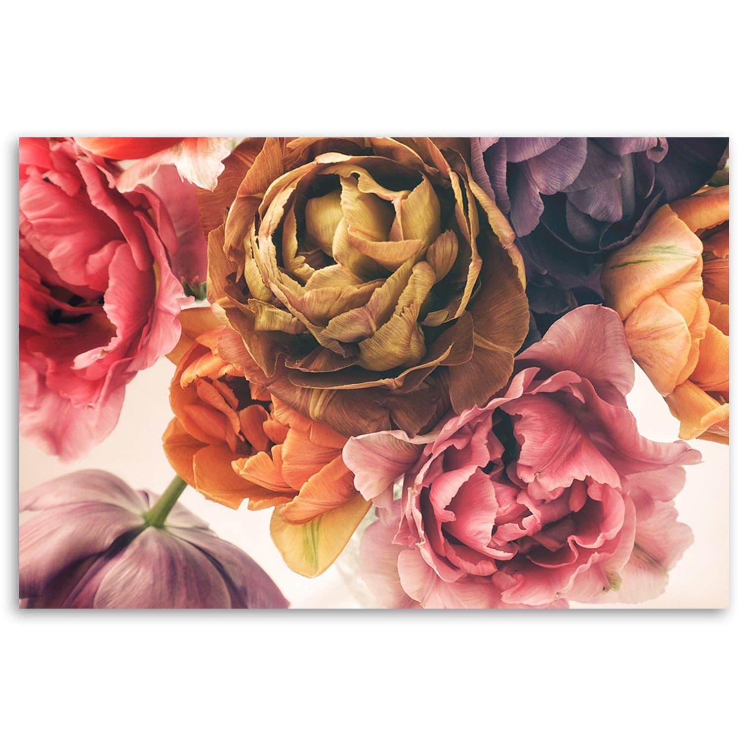 Quadro su tela, Un bouquet di fiori colorati in Poster e stampe Collezione Casa - Trebisacce, commercioVirtuoso.it
