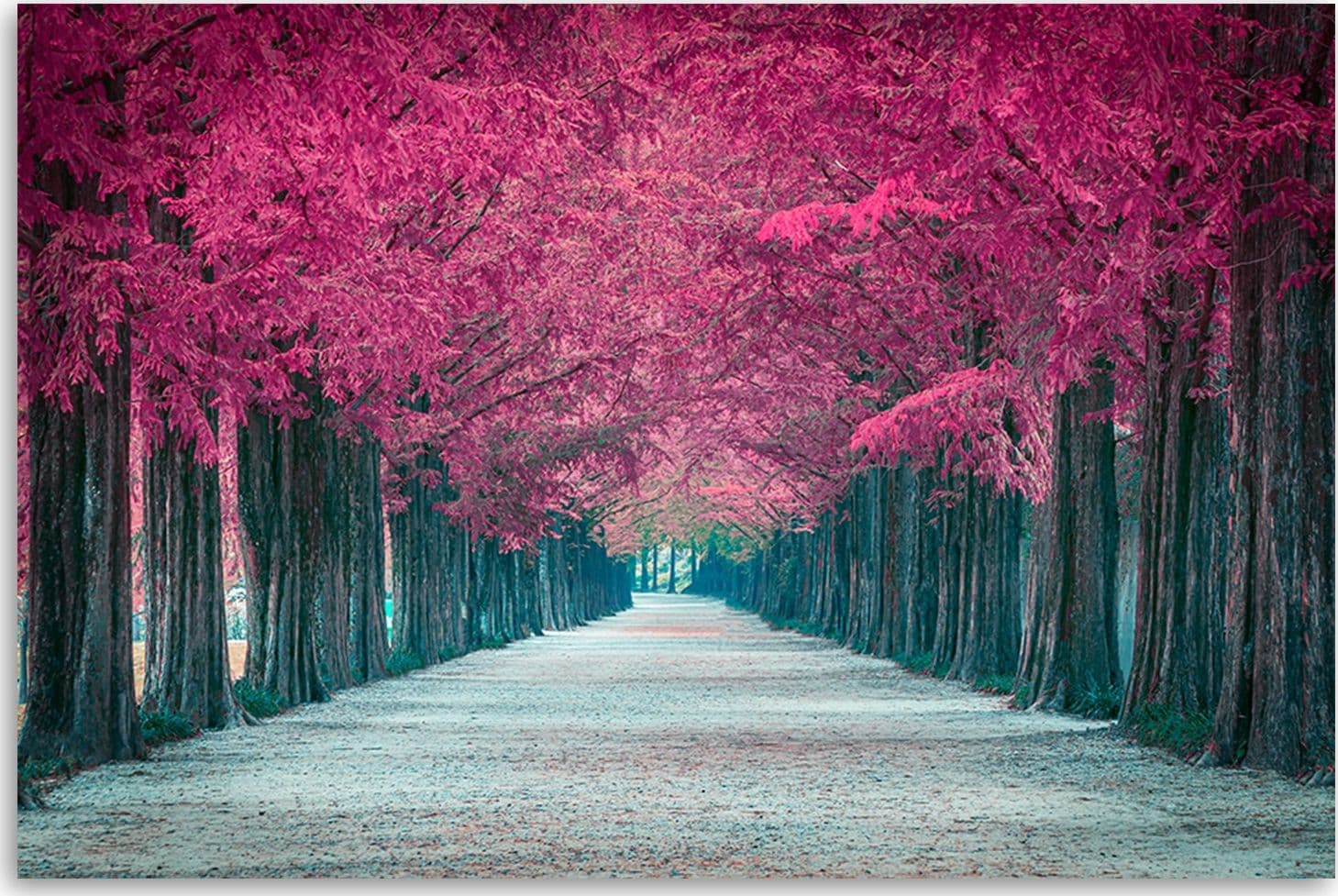 Quadro su tela, Avenue of Pink Trees in Poster e stampe Collezione Casa - Trebisacce, commercioVirtuoso.it