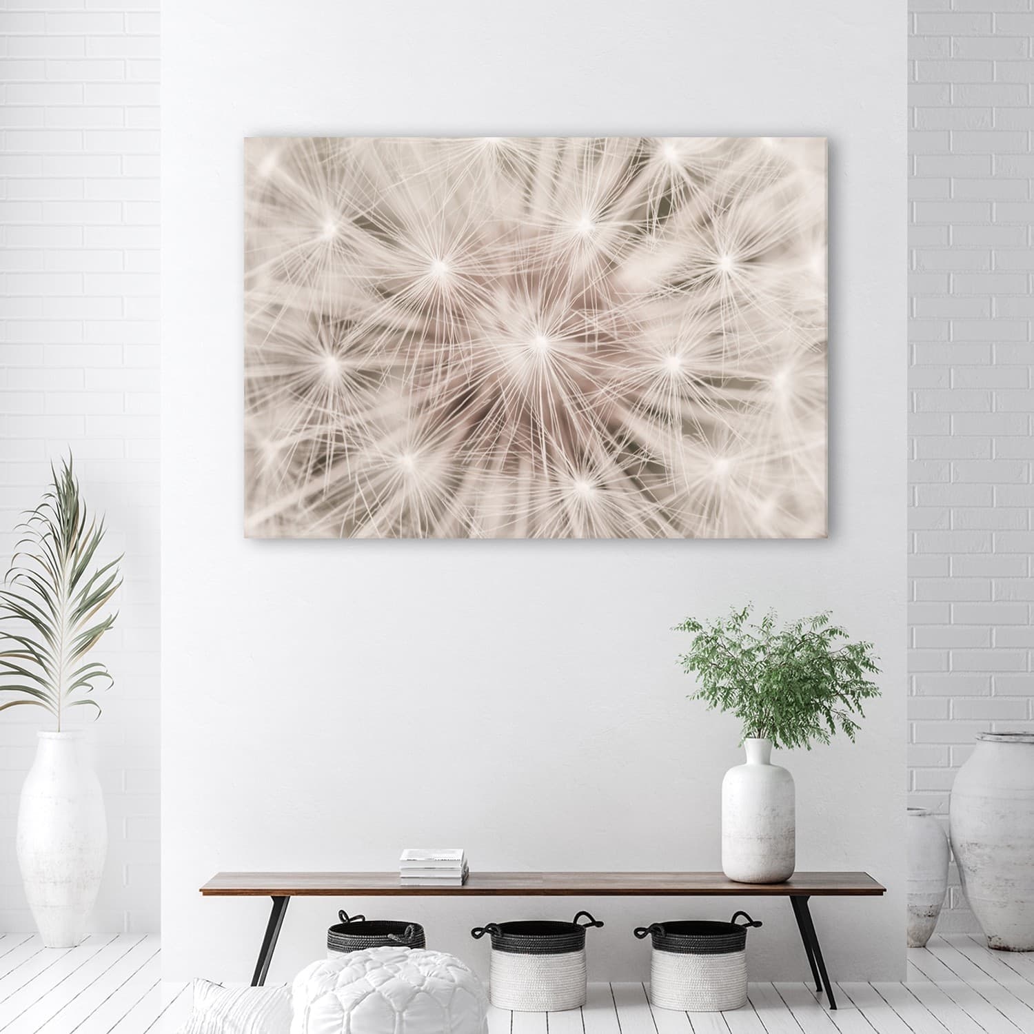 Quadro su tela, Dentelione fiori natura macro in Poster e stampe Collezione Casa - Trebisacce, commercioVirtuoso.it