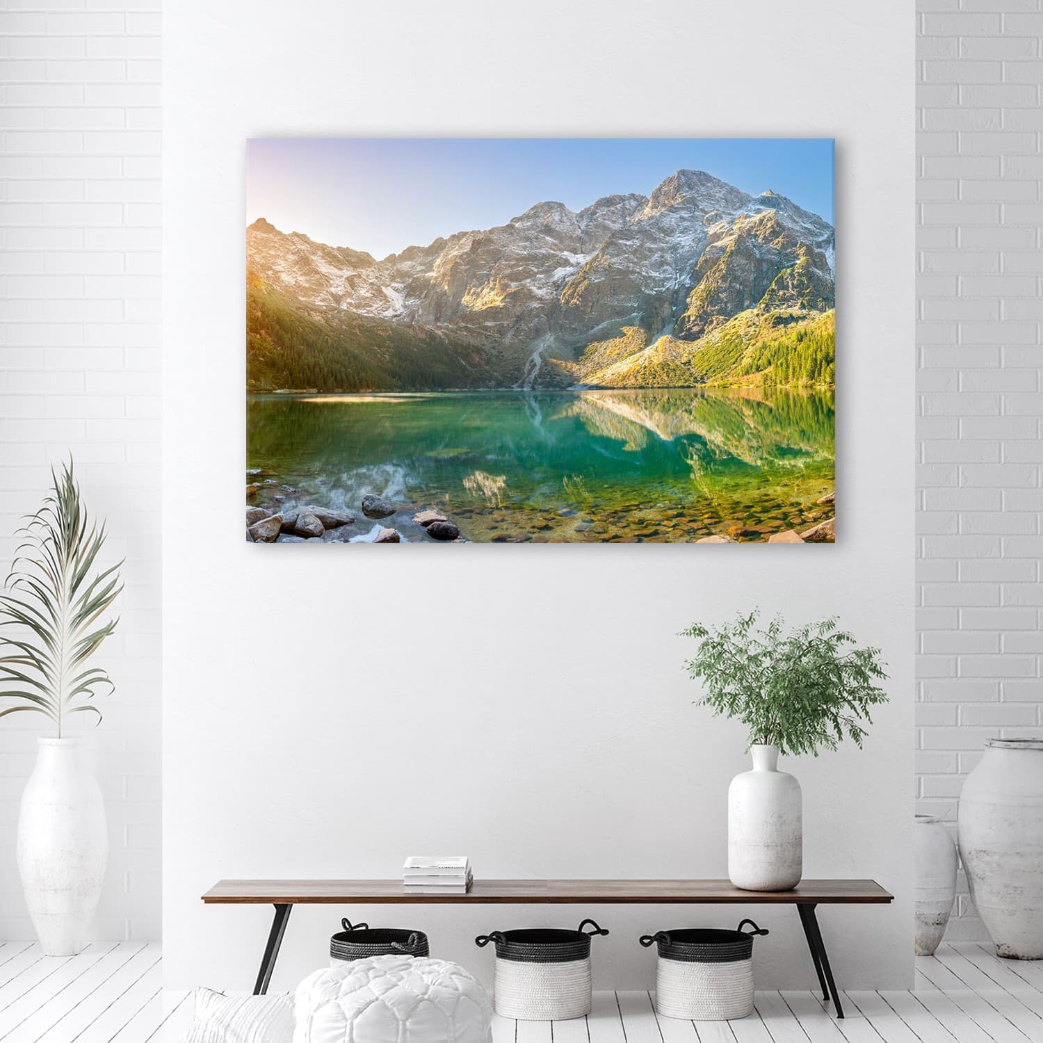 Quadro su tela, Lago in montagna in Poster e stampe Collezione Casa - Trebisacce, commercioVirtuoso.it