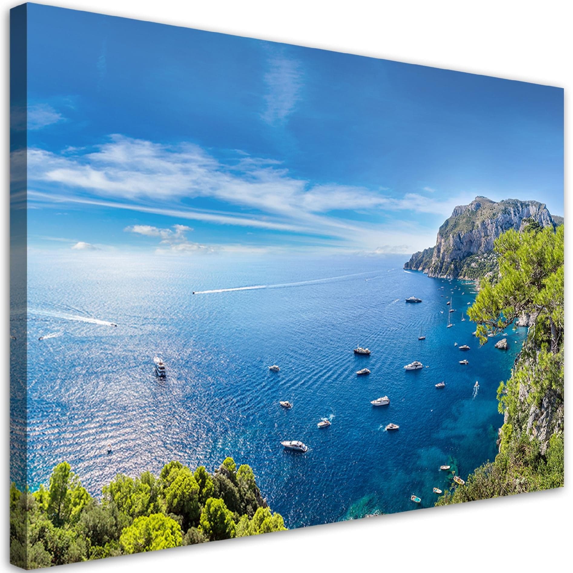 Quadro su tela, Panorama delle navi marine dell'isola in Poster e stampe Collezione Casa - Trebisacce, commercioVirtuoso.it