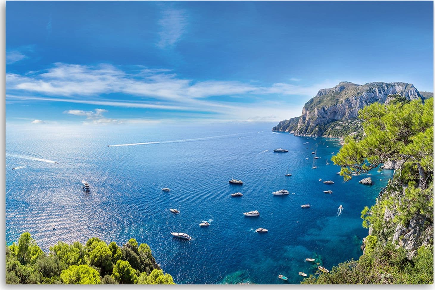 Quadro su tela, Panorama delle navi marine dell'isola in Poster e stampe Collezione Casa - Trebisacce, commercioVirtuoso.it