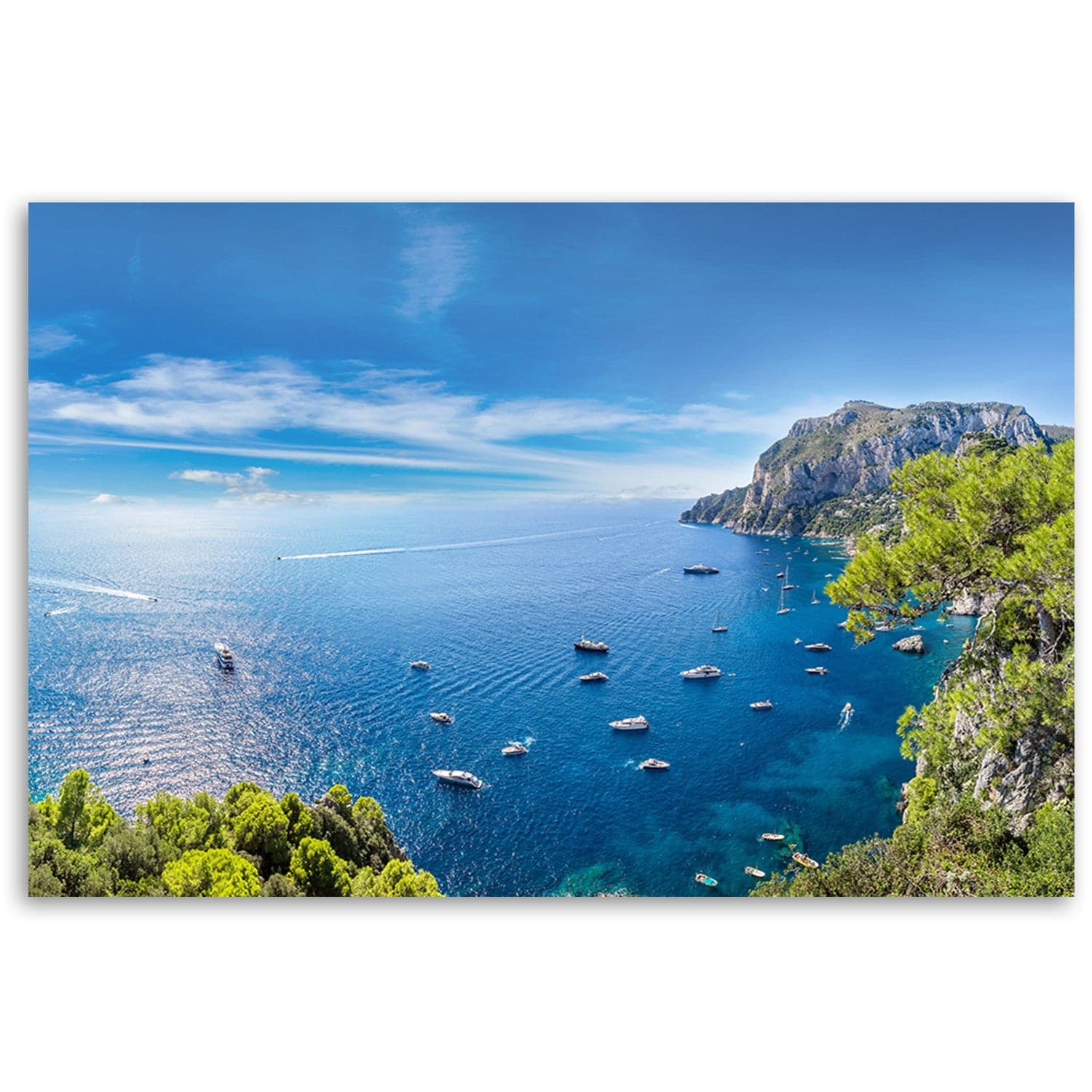 Quadro su tela, Panorama delle navi marine dell'isola in Poster e stampe Collezione Casa - Trebisacce, commercioVirtuoso.it
