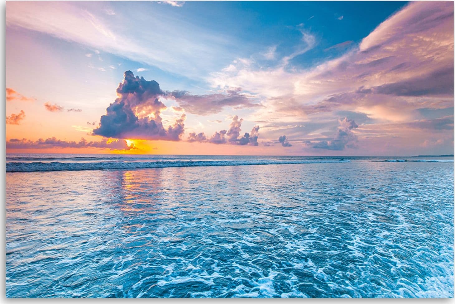 Quadro su tela, Tramonto dal mare in Poster e stampe Collezione Casa - Trebisacce, commercioVirtuoso.it