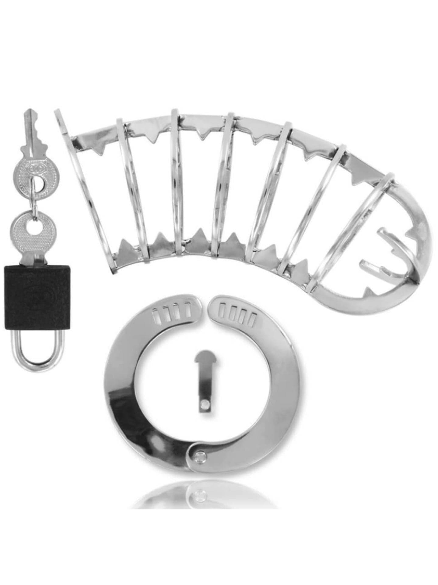 METALHARD - gabbia di castità Argento in Gabbie per pene Mettimelo.it - Casoria, commercioVirtuoso.it