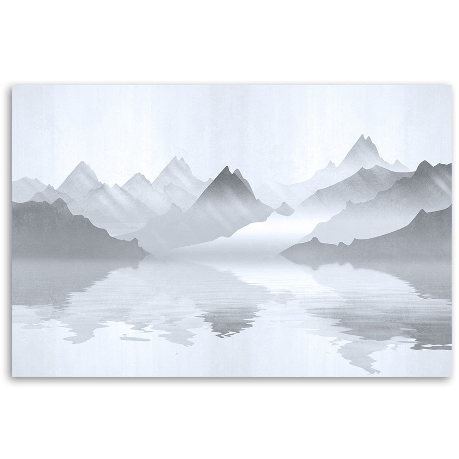 Quadro su tela, Montagne sul lago astrazione in Poster e stampe Collezione Casa - Trebisacce, commercioVirtuoso.it