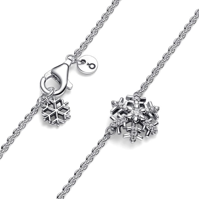Pandora - Collana Fiocco di Neve Luminoso in Bead Charm Alba Gioielli - Casoria, commercioVirtuoso.it