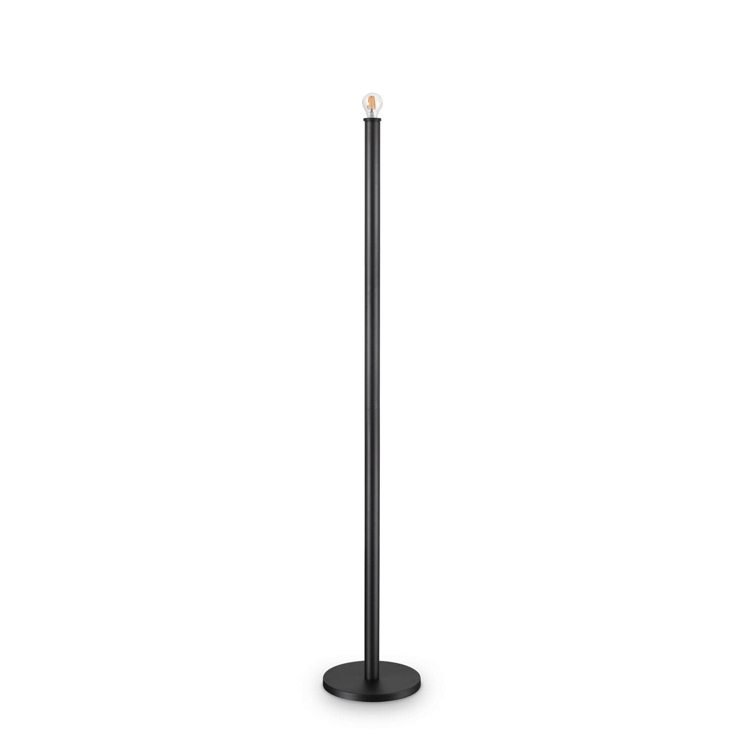 Piantana Da Terra Contemporanea Mix Metallo Nero 1 Luce E27 42W Ip20 in Lampade da terra LuceArt - Montecorvino Pugliano, commercioVirtuoso.it