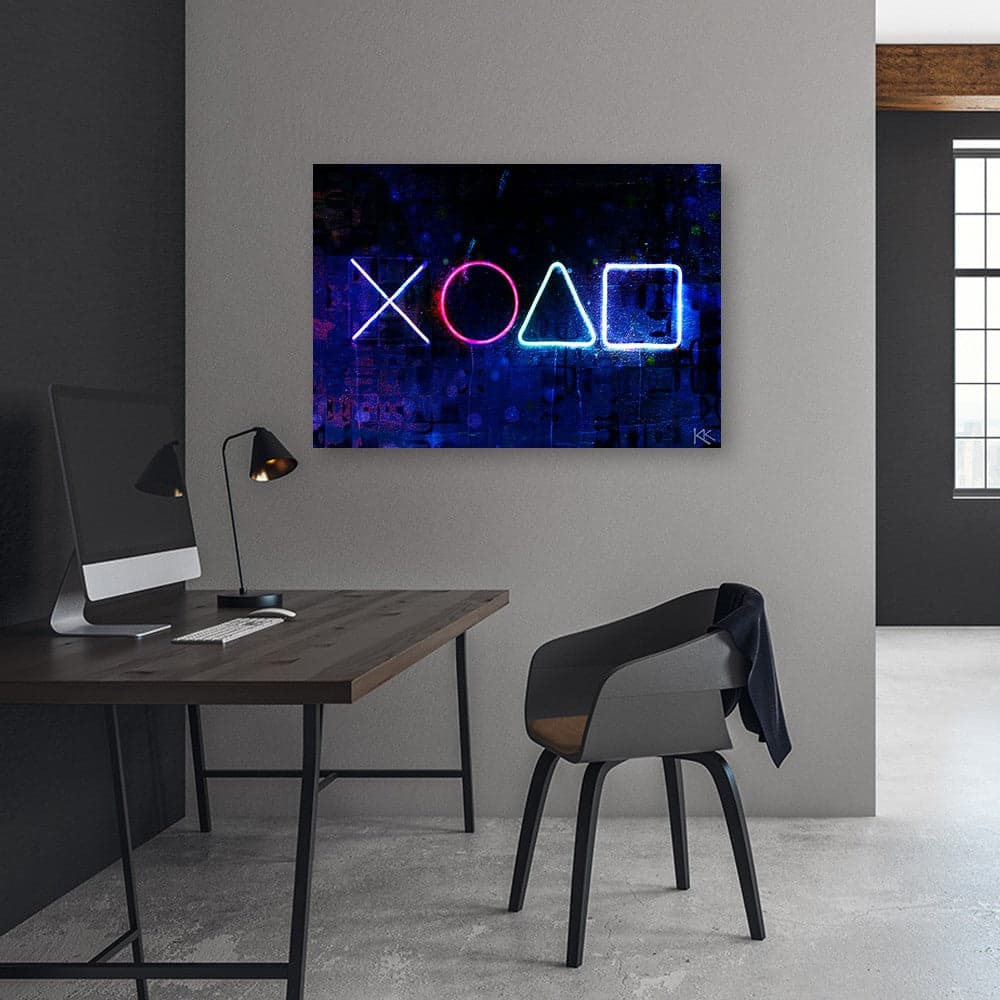 Quadro su tela, Pulsanti per il controller in Poster e stampe Collezione Casa - Trebisacce, commercioVirtuoso.it