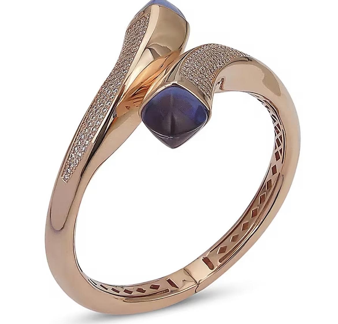 Boccadamo Bracciale Rosè Con Cristalli e Zirconi in Bracciali Alba Gioielli - Casoria, commercioVirtuoso.it
