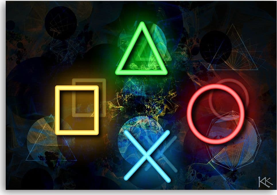 Quadro su tela, Pulsanti per il controller in Poster e stampe Collezione Casa - Trebisacce, commercioVirtuoso.it