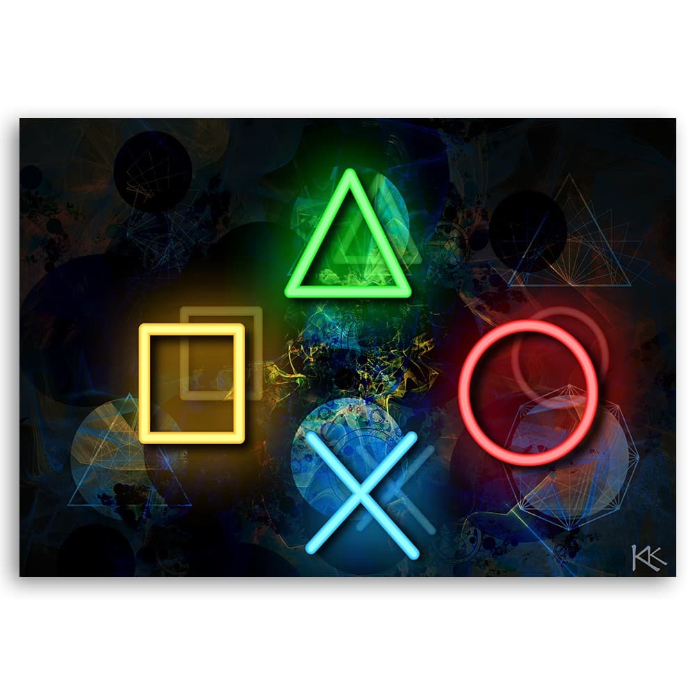 Quadro su tela, Pulsanti per il controller in Poster e stampe Collezione Casa - Trebisacce, commercioVirtuoso.it