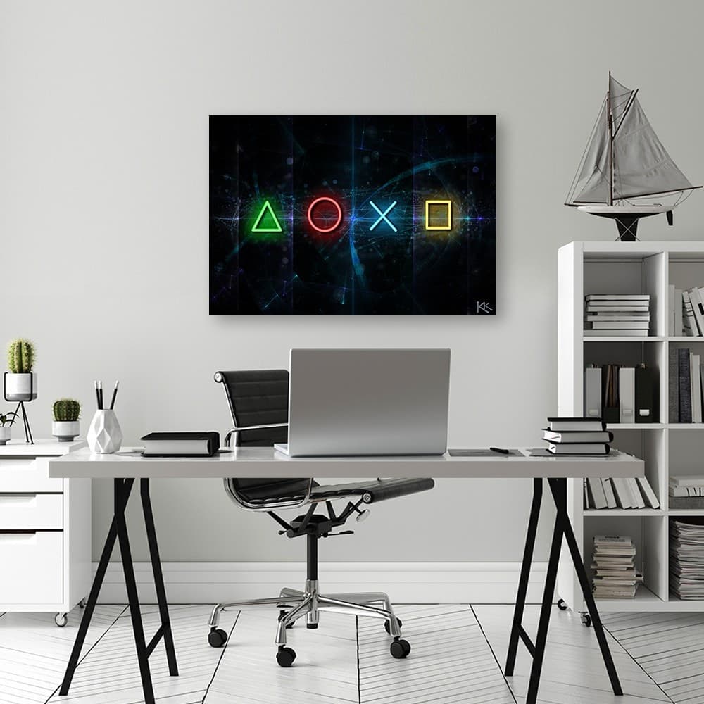 Quadro su tela, Pulsanti per il controller in Poster e stampe Collezione Casa - Trebisacce, commercioVirtuoso.it