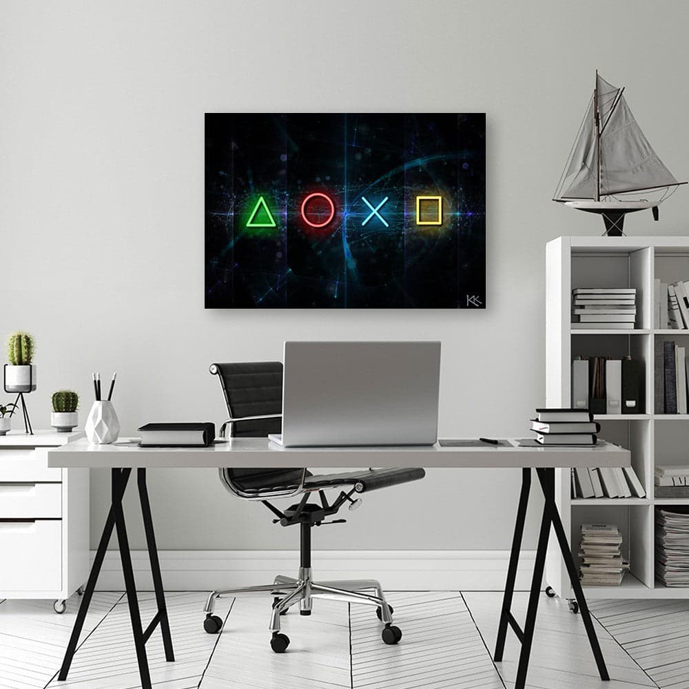 Quadro su tela, Pulsanti per il controller in Poster e stampe Collezione Casa - Trebisacce, commercioVirtuoso.it