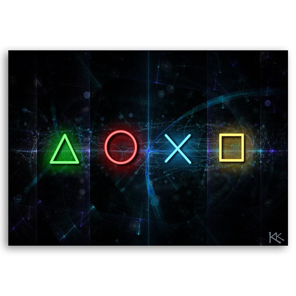 Quadro su tela, Pulsanti per il controller in Poster e stampe Collezione Casa - Trebisacce, commercioVirtuoso.it