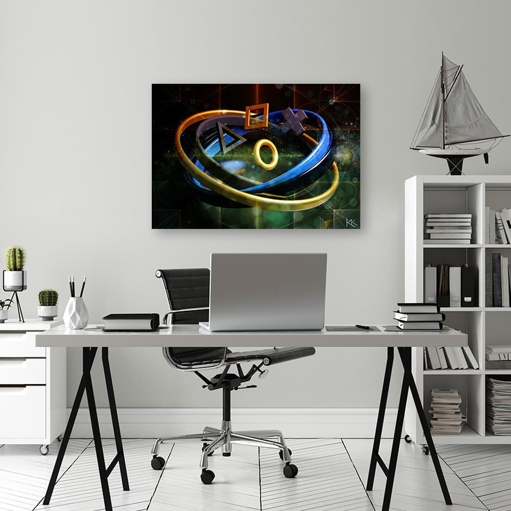 Quadro su tela, Pulsanti per il controller in Poster e stampe Collezione Casa - Trebisacce, commercioVirtuoso.it