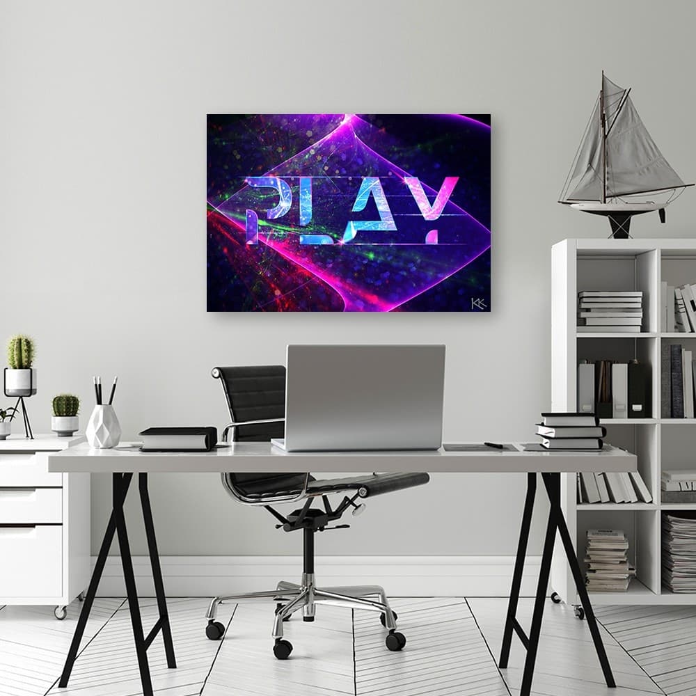 Quadro su tela, L'astrazione dell'iscrizione in Poster e stampe Collezione Casa - Trebisacce, commercioVirtuoso.it