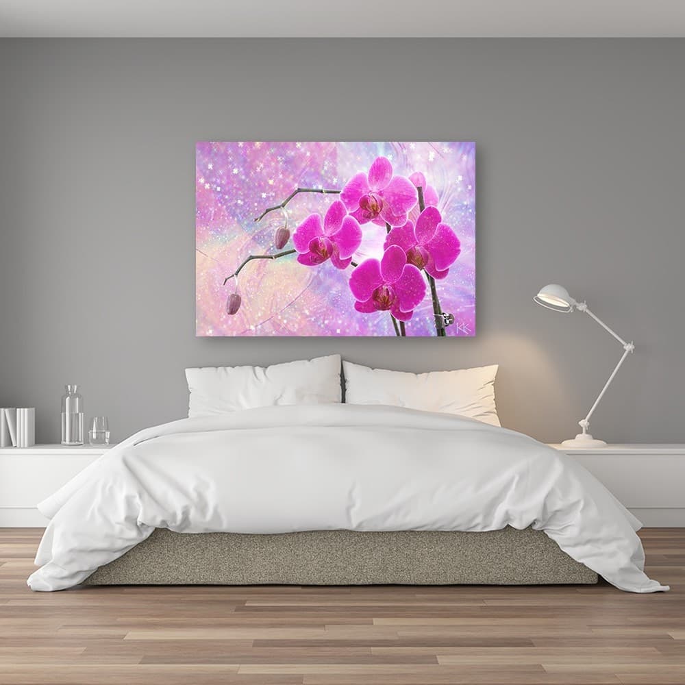 Quadro su tela, Astrazione orchidea essenziale in Poster e stampe Collezione Casa - Trebisacce, commercioVirtuoso.it