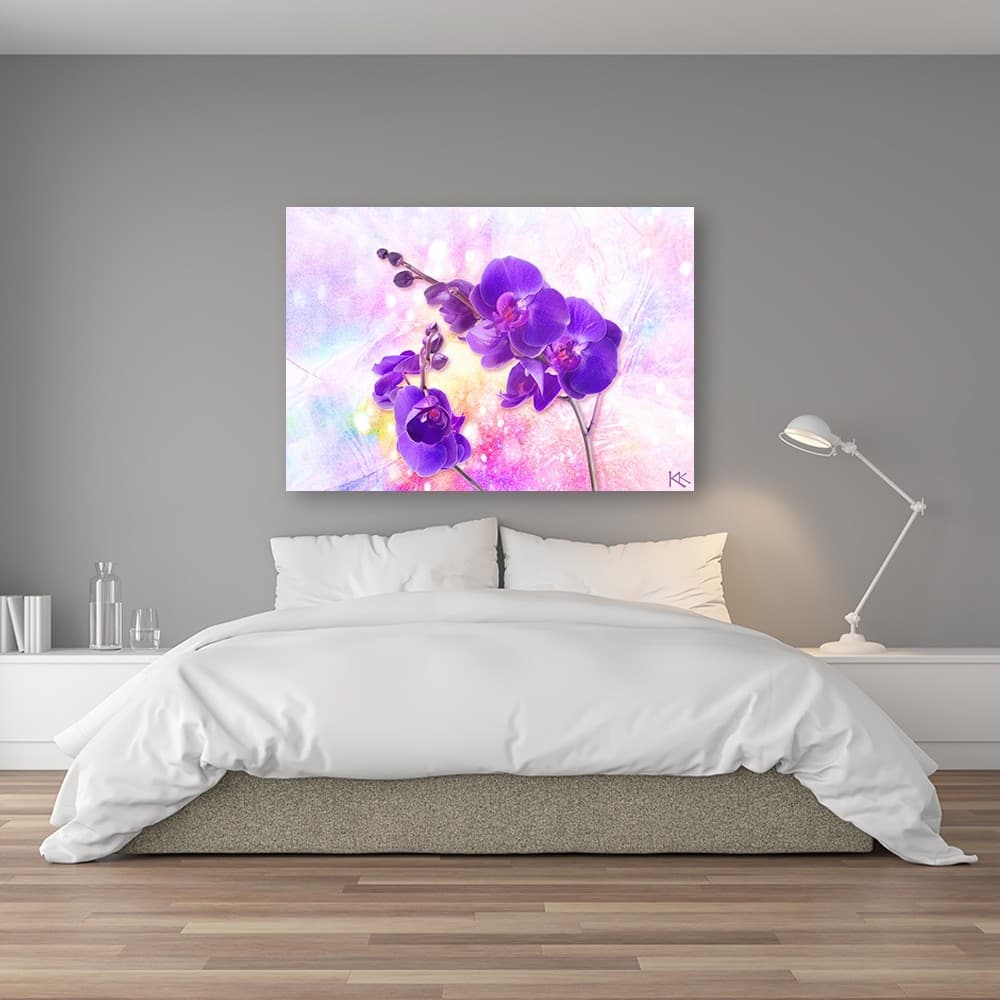 Quadro su tela, Fiore di orchidea viola in Poster e stampe Collezione Casa - Trebisacce, commercioVirtuoso.it
