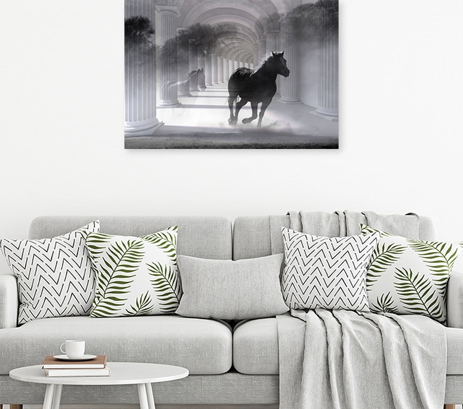 Quadro su tela, Correndo cavallo 3D in Poster e stampe Collezione Casa - Trebisacce, commercioVirtuoso.it