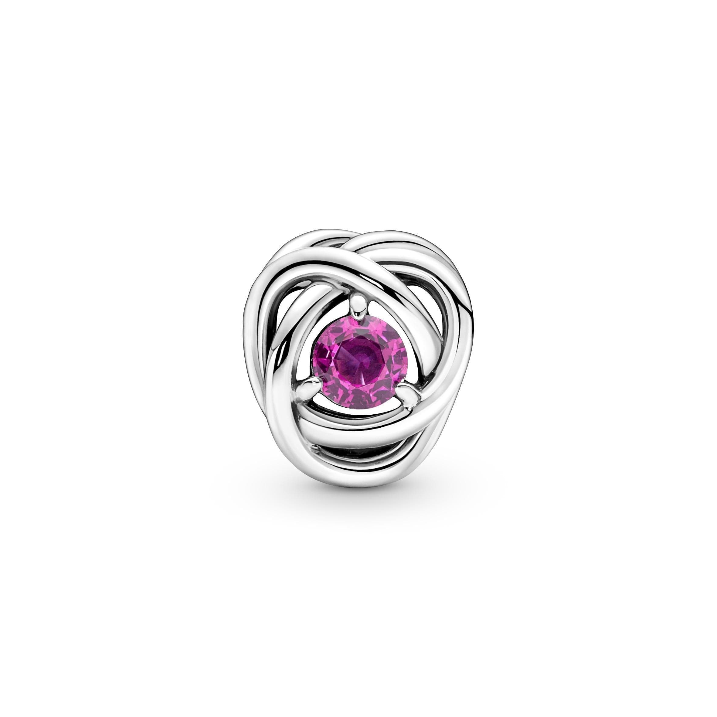 Pandora - Charm Cerchio Eterno Rosa Ottobre in Bead Charm Alba Gioielli - Casoria, commercioVirtuoso.it